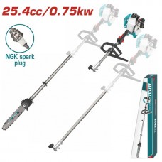 Τηλεσκοπικό Κονταροπρίονο Βενζίνης 25.4cc με Λάμα 25cm Total TMT52511